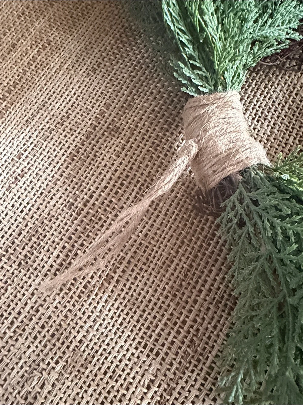Faux Cedar heart Wreath for holidays - or Not!!